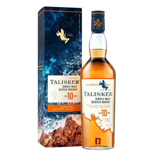 Talisker 10 YO - малцово шотландско уиски 700ml - Шотландско уиски малцово - DrinkLink