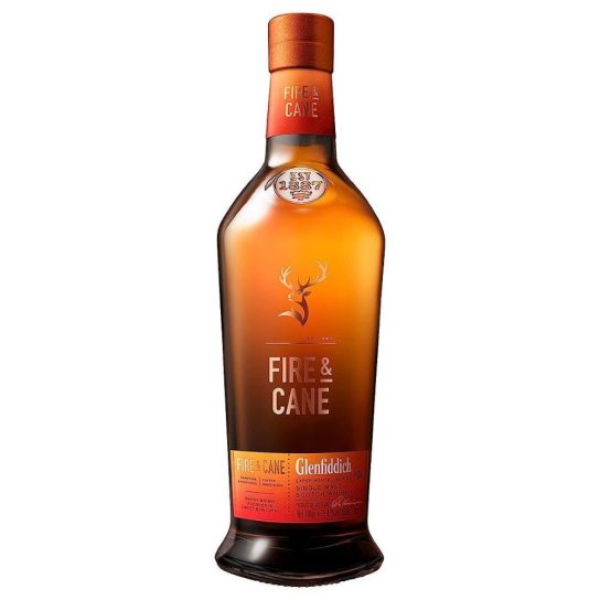 Glenfiddich Fire & Cane - малцово шотландско уиски 700ml - Шотландско уиски малцово - DrinkLink