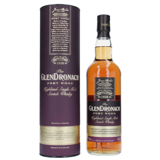 Glendronach Port Wood - малцово шотландско уиски 700ml - Шотландско уиски малцово - DrinkLink