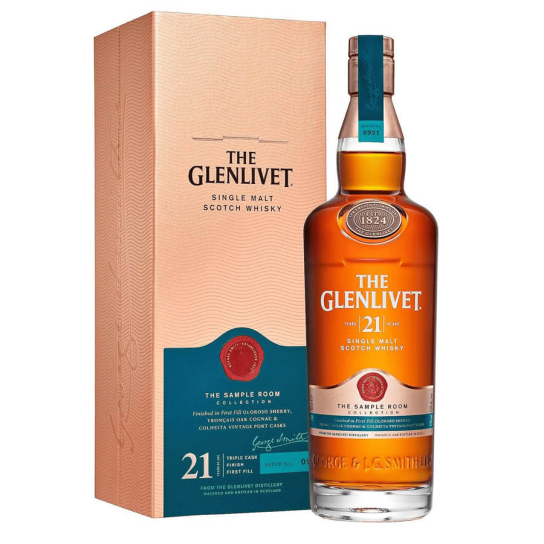 The Glenlivet 21 YO Sample Room - малцово шотландско уиски 700ml - Шотландско уиски малцово - DrinkLink