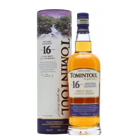 Tomintoul 16 YO - малцово шотландско уиски 700ml - Шотландско уиски малцово - DrinkLink