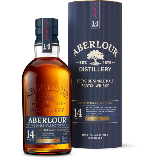Aberlour 14YO Double Cask - малцово шотландско уиски 700ml - Шотландско уиски малцово - DrinkLink