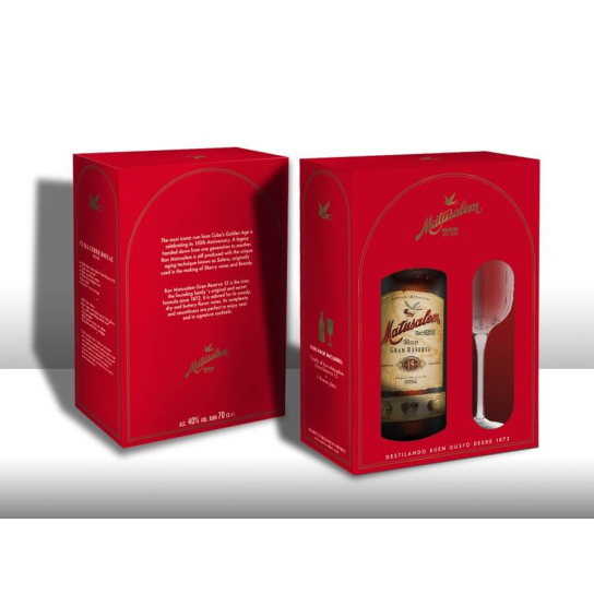 Matusalem Gran Reserva 15 с чаша - ром 700ml - Подходящи за подарък - DrinkLink