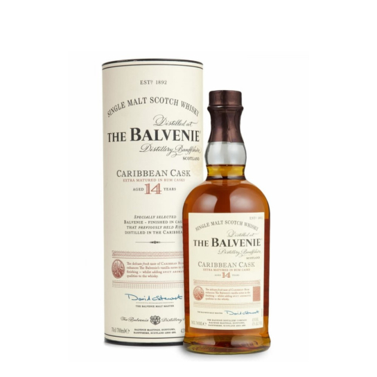 The Balvenie Caribbean Cask 14 YO - малцово шотландско уиски 700ml - Шотландско уиски малцово - DrinkLink