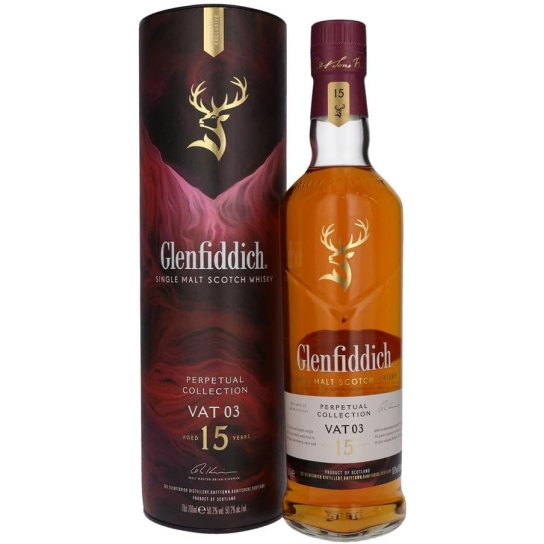 Glenfiddich Perpetual Collection 15 YO Vat 3 - малцово шотландско уиски 700ml - Шотландско уиски малцово - DrinkLink