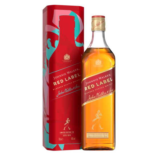 Johnnie Walker Tin Box - Шотландско уиски смесено - DrinkLink