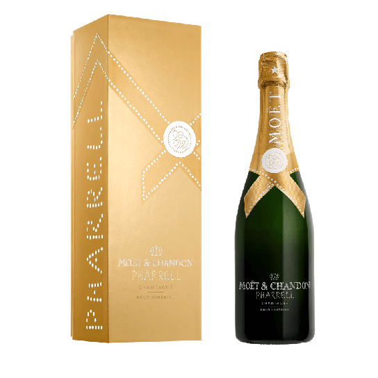 Moet & Chandon Imperial Brut Pharrell William с кутия - шампанско 750ml - Шампанско - DrinkLink
