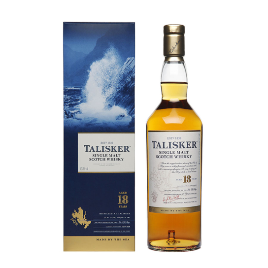 Talisker 18 YO - малцово шотландско уиски 700ml - Шотландско уиски малцово - DrinkLink