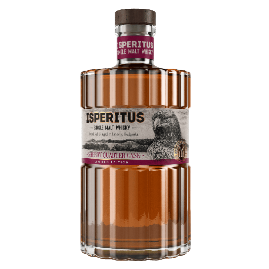 Isperitus Sherry Quarter Cask - малцово българско уиски, 700ml - Друго уиски - DrinkLink
