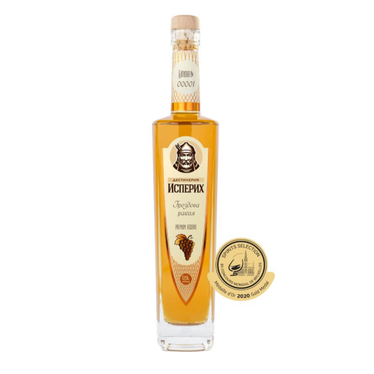 Исперих Гроздова ракия премиум резерва, 500ml - Ракия - DrinkLink
