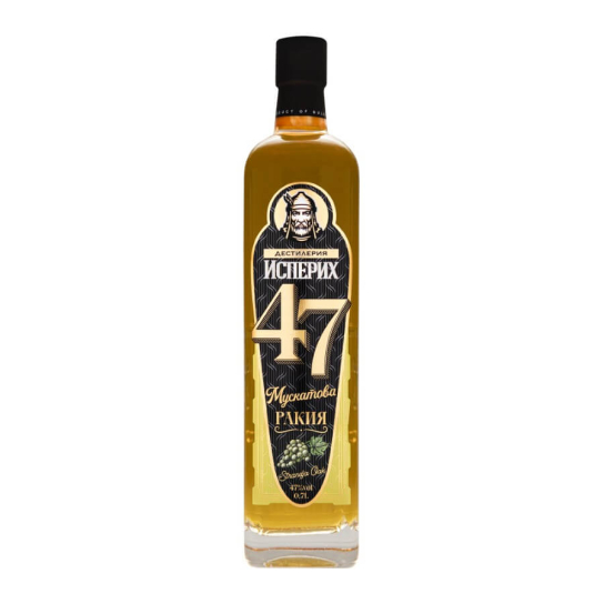 Исперих 47 Мускатова ракия, 700ml - Ракия - DrinkLink