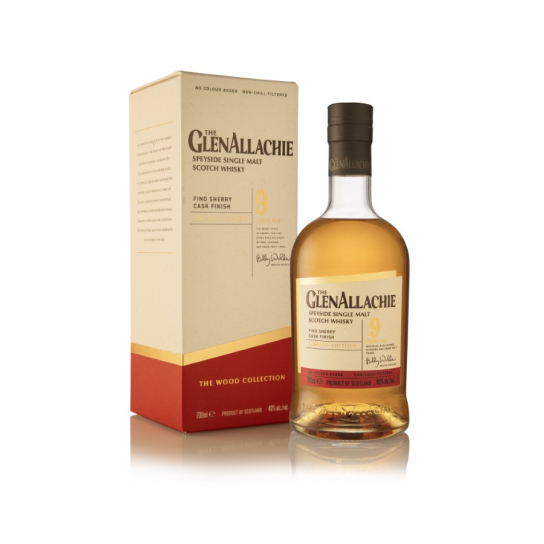 GlenAllachie 9 YO Fino Sherry Cask Finish- малцово шотландско уиски 700ml - Шотландско уиски малцово - DrinkLink