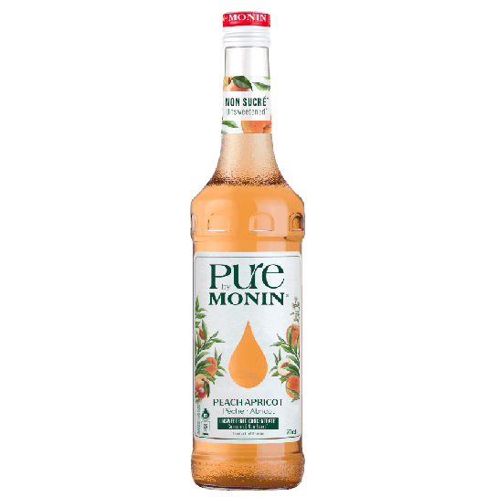 Monin Pure Peach Apricot - Сиропи и топинги - DrinkLink