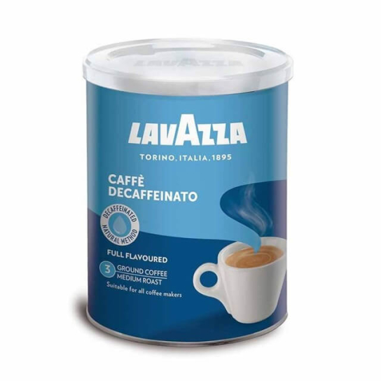 Lavazza Decaffeinato кутия - безкофеиново мляно кафе кутия 250g - Кафе - DrinkLink