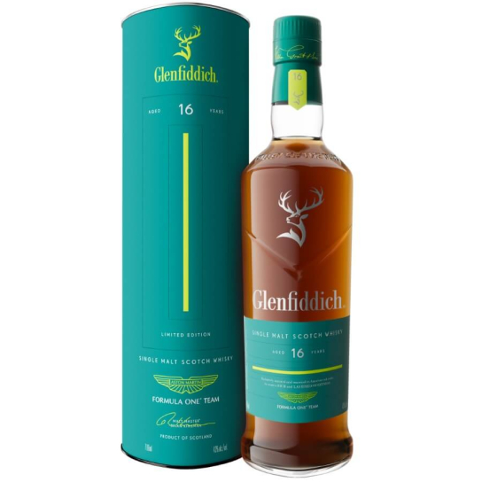 Glenfiddich Aston Martin 16 YO - малцово шотландско уиски 700ml - Шотландско уиски малцово - DrinkLink