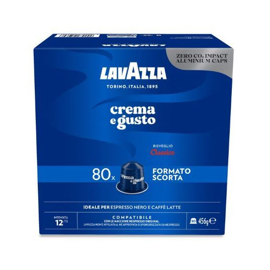 Lavazza Nespresso Crema e Gusto - кафе капсули 80 бр. - Кафе - DrinkLink
