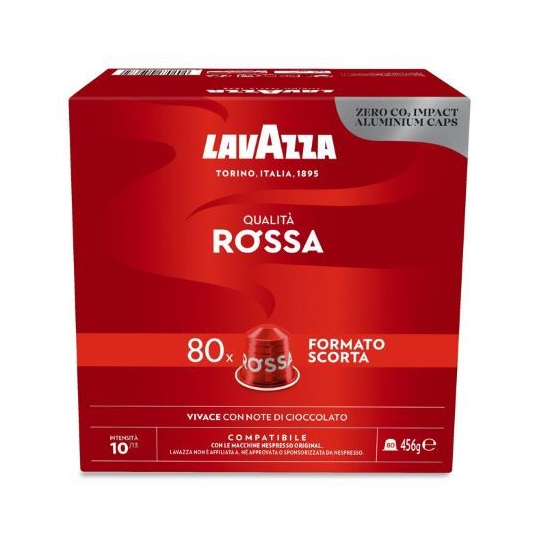 Lavazza Nespresso Qualita Rossa - кафе капсули 80 бр. - Кафе - DrinkLink