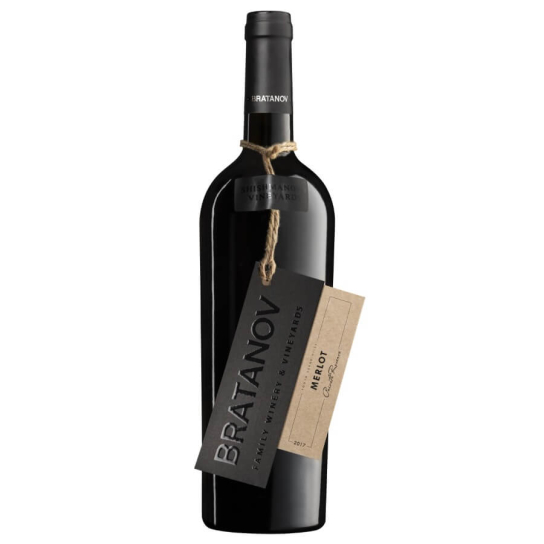 Bratanov Merlot Private Reserve - червено вино 750ml - Червено вино - DrinkLink