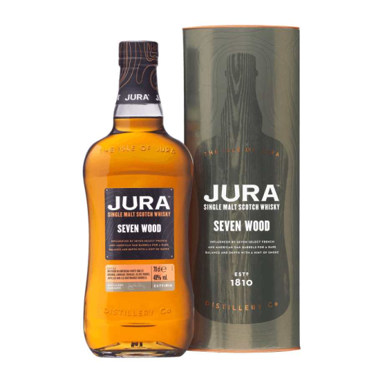 Jura Seven Wood - малцово шотландско уиски 700ml - Шотландско уиски малцово - DrinkLink