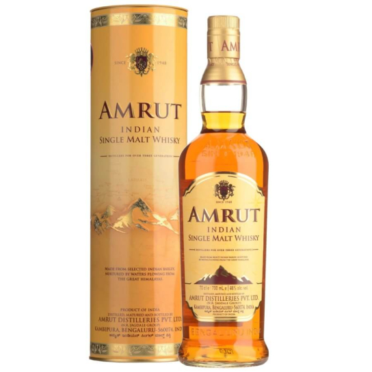 Amrut Indian - индийско малцово уиски 700ml - Друго уиски - DrinkLink
