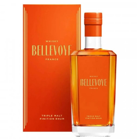 Bellevoye Orange Triple Malt Rum Finish - малцово френско уиски 700ml - Друго уиски - DrinkLink