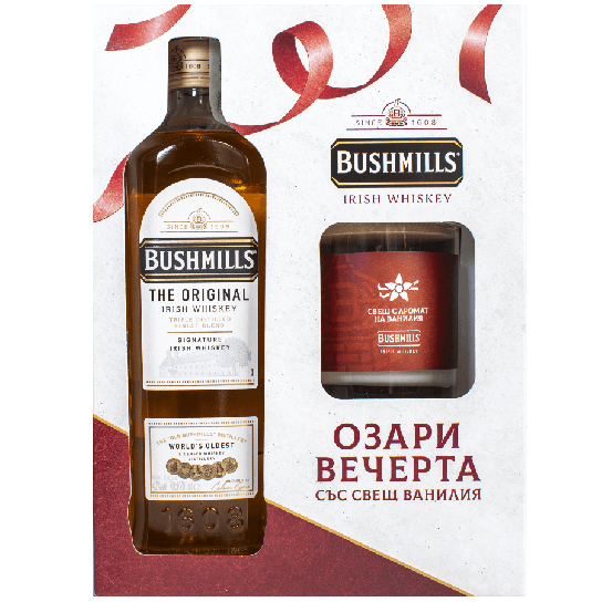 Bushmills Original със свещ - бленд ирландско уиски 700ml - Ирландско уиски бленд - DrinkLink