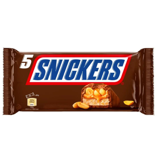Snickers пакет 5 бр. х 50g - Шоколадови и захарни изделия - DrinkLink