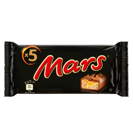 Mars пакет 5 бр. х 45g - Шоколадови и захарни изделия - DrinkLink