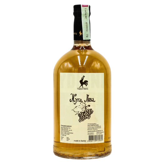 Podrum Pevac Жълта Лоза - ракия 1L - Ракия - DrinkLink