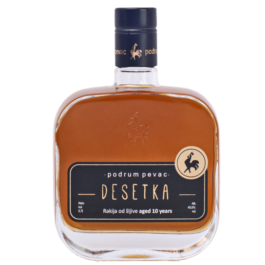 Podrum Pevac Desetka сливова - ракия 700ml - Ракия - DrinkLink