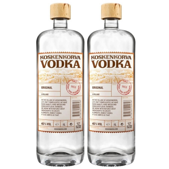 Специална оферта Koskenkorva Original  х 2 бр. - Скандинавска водка - DrinkLink