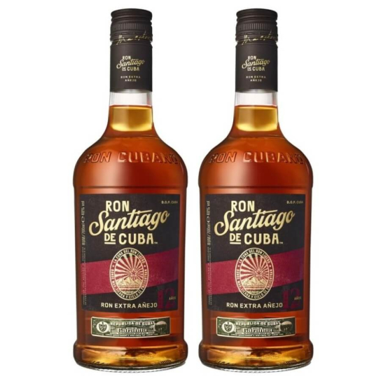 Специална оферта Santiago De Cuba 12 YO х 2 бр. - Отлежал - DrinkLink