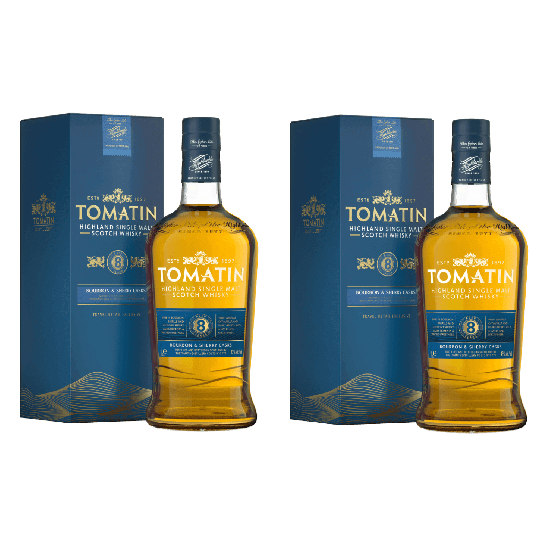 Специална оферта Tomatin 8 YO х 2 бр. - Шотландско уиски малцово - DrinkLink