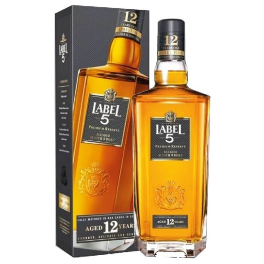 Label 5 12 YO - бленд шотландско уиски 700ml - Шотландско уиски бленд - DrinkLink