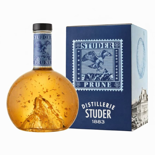 Vieille Prune Swiss Premium Gold Selection - бренди 700ml - Бренди - DrinkLink