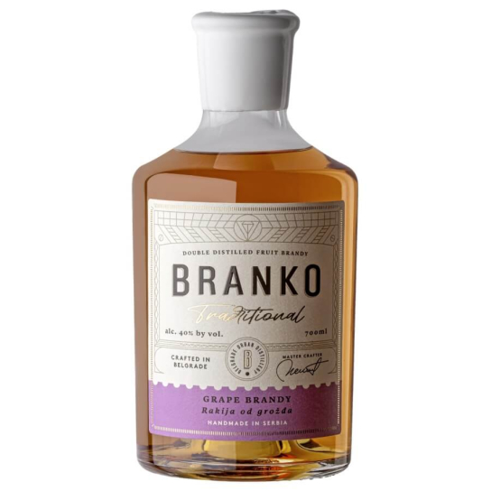Branko Традиционна Гроздова - ракия 700ml - Ракия - DrinkLink