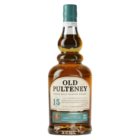 Old Pulteney 15 YO - малцово шотландско уиски 700ml - Шотландско уиски малцово - DrinkLink