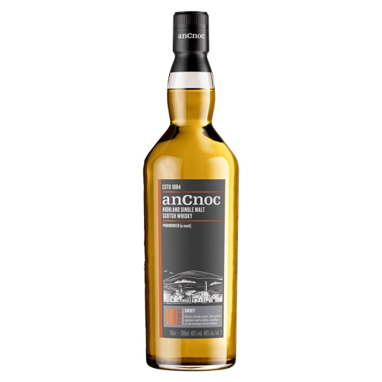 anCnoc Old Peated 10 YO - малцово шотландско уиски 700ml - Шотландско уиски малцово - DrinkLink