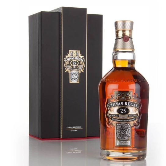 Chivas Regal 25 YO - бленд шотландско уиски 700ml - Шотландско уиски бленд - DrinkLink