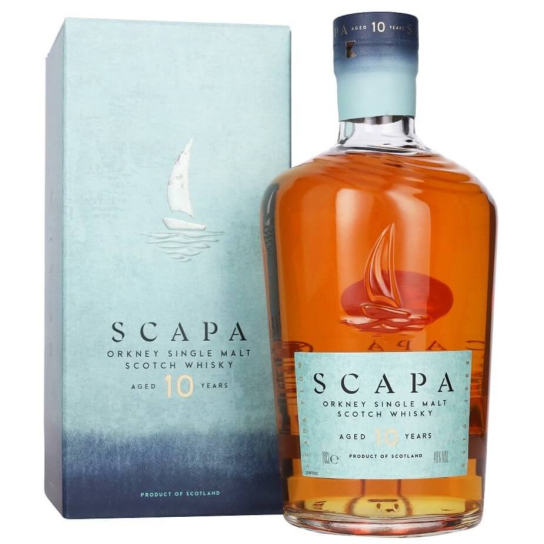 Scapa 10 YO - малцово шотландско уиски 700ml - Шотландско уиски малцово - DrinkLink
