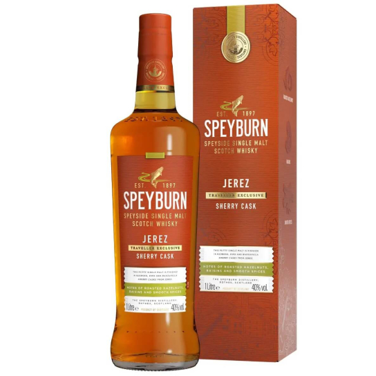Speyburn Jerez Sherry Cask - малцово шотландско уиски 1L - Шотландско уиски малцово - DrinkLink
