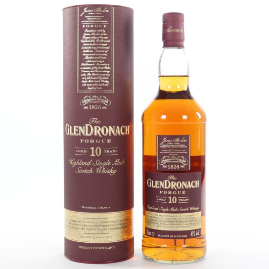 Glendronach 10 YO Forgue - малцово шотландско уиски 1L - Шотландско уиски малцово - DrinkLink
