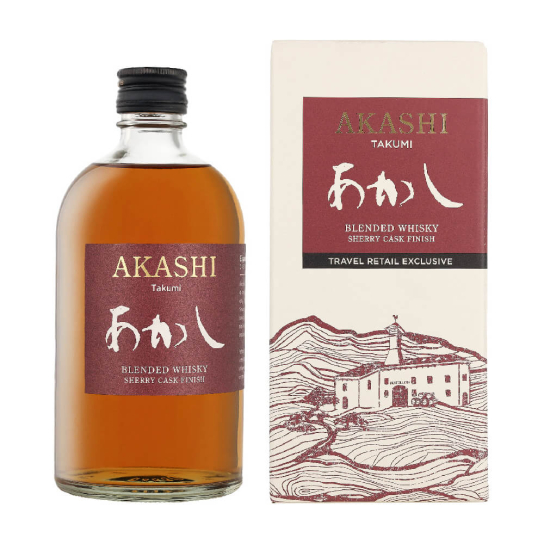 Akashi Takumi Shery Cask Finish - бленд японско уиски 500ml - Японско уиски - DrinkLink