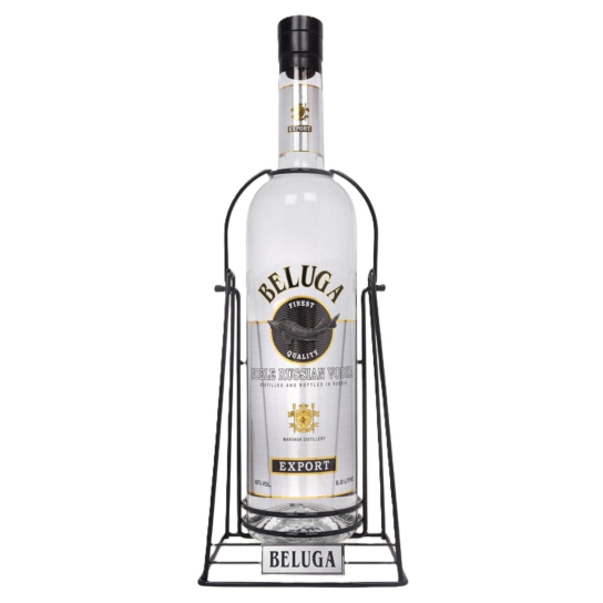Beluga Noble с люлка - водка 6L - Подходящи за подарък - DrinkLink