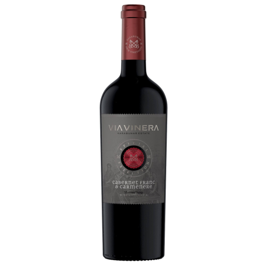 Via Vinera Cabernet Franc & Carmenere - червено вино 750ml - Червено вино - DrinkLink