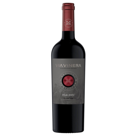 Via Vinera Malbec - червено вино 750ml - Червено вино - DrinkLink