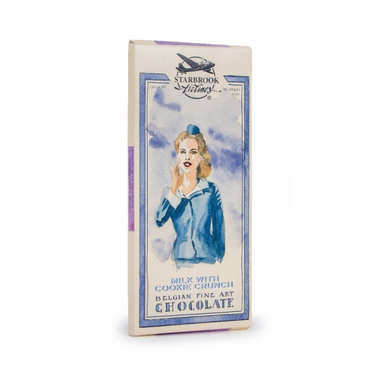 Starbrook Airlines Belgian Milk Chocolate with Cookie Crunch - Шоколадови и захарни изделия - DrinkLink