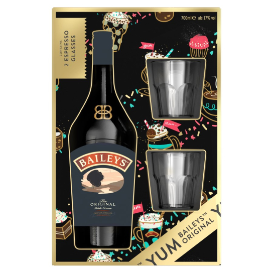 Baileys Original Irish Cream with 2 glasses - Ликьор - DrinkLink