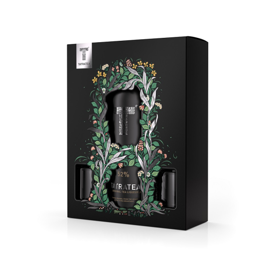 Tatratea Original Tea с две шот чаши - ликьор 700ml - Ликьор - DrinkLink