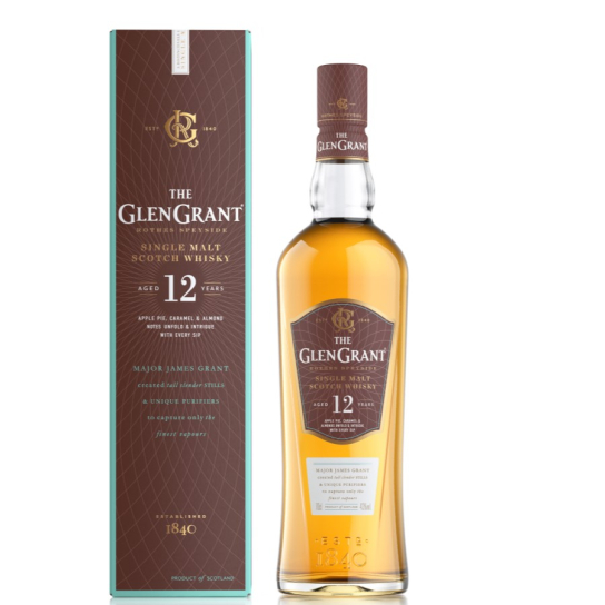 Glen Grant 12 YO - малцово шотландско уиски 700ml - Шотландско уиски малцово - DrinkLink